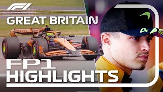 FP1 Highlights  2024 British Grand Prix [upl. by Aisatan]