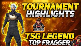 TOURNAMENT HIGHLIGHTS  TOP FRAGGER BOLTE 🔥  TSG LEGEND TOURNAMENT PERFORMANCE [upl. by Vinson]