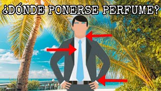 ¿Cómo aplicarse perfume correctamente Consejos para duración [upl. by Yditsahc]