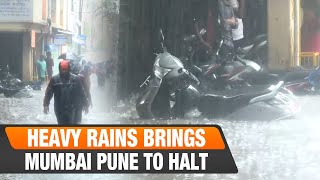 Maharashtra Heavy Rain Update LIVE  Pune Rain  Mumbai Thane Rain Railway  Monsoon  News9 [upl. by Yrrep]