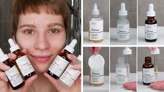 How to use The Ordinary Niacinamide with Retinoids  Full Demonstration on Face [upl. by Padget]