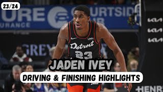 Jaden Ivey  Driving amp Finishing Highlights [upl. by Einahpehs]