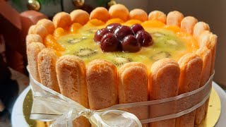 Crema de Fruta Sponge Cake [upl. by Fasto]