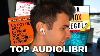 Top 7 Audiolibri da Ascoltare ASSOLUTAMENTE 🎧 [upl. by Ahsinelg]