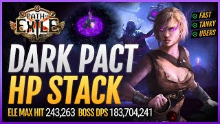 324 UPDATED Dark Pact Pathfinder SLAMS  Fast Tanky 183m DPS AoE  Build Guide for Path of Exile [upl. by Rufus]