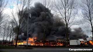 Grote brand Kringloopwinkel Almere Buiten [upl. by Nidia]