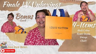 LOUIS VUITTON MONTH EP4👛Double Unboxing GiftWonPurchased Mult Colour Remix Denim Vintage Classic [upl. by Otecina638]