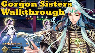 THE GORGON SISTERS ATTACK  FateGrand Order Gilfest Exhibition Quest Guide [upl. by Lomasi785]