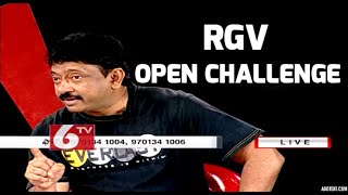 RGV Open Challenge  Debate with critics on how to make movies  6tv [upl. by Ahsirkal]