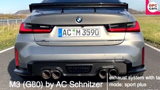 BMW Exhaust System Sound By AC Schnitzer [upl. by Leasi]