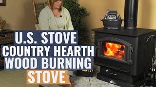 US Stove Country Hearth Wood Burning Stove [upl. by Irol]