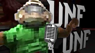 DOOMGUY Sings DOOM Music E1M1 [upl. by Oicnedurp]