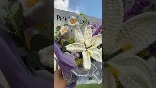 Lily LavandaElegant Crochet Flower Bouquet [upl. by Epilif32]