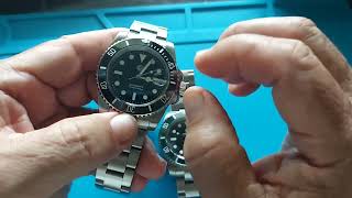 Watchdives WD1680 vs Steeldive SD1953 Diver   Faceoff   Showdown [upl. by Adnek]