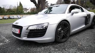 Audi R8 V8  Paris Street Racing  PSR 5  Cergy 2018 [upl. by Neelat]