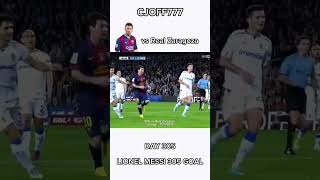 Messi Goal vs Real Zaragoza [upl. by Eekcaj648]