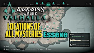 Semua Lokasi Dan Solusi Misteri Di Essexe  Assassins Creed Valhalla [upl. by Gaves]