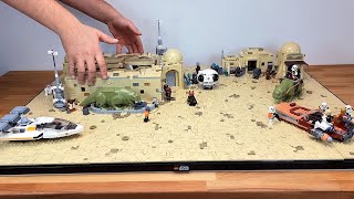 TIMELAPSE Mos Eisley Cantina but UPGRADED  LEGO Star Wars MOC Speed Build [upl. by Lili120]