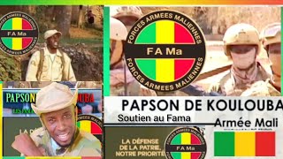 LARMÉE MALIENNE LES FAMA PAPSON DE KOULOUBA MORCEAU [upl. by Uzzia]