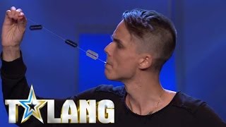 Ervin Veisz riskerar livet på scenen i Talang 2017  Talang TV4 [upl. by Sclar960]