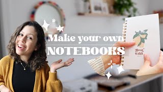 HOW TO MAKE NOTEBOOKS WITH THE CINCH MACHINE JOURNALS THAT I SELL IN MY ETSY SHOP [upl. by Ranite]