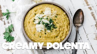 DELICIOUS Italian Creamy Polenta Recipe [upl. by Carlita]