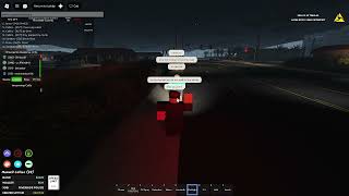 Insane person jaywalks then shoots 2 cops in Perris California roblox [upl. by Eineg]