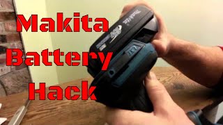 How To Hack an old 18 volt Makita BL1815 for new Makita Tools [upl. by Earlene]