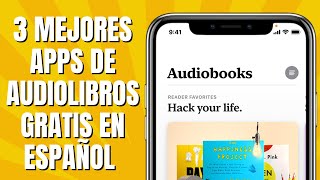 Las 3 MEJORES Apps De Audiolibros GRATIS En Español [upl. by Winther]