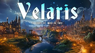 Ambient Velaris  Cozy Night in the City of Starlight  A Court of Thorns and Roses [upl. by Ralip]