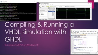 Compiling and simulating VHDL with GHDL [upl. by Aracaj]