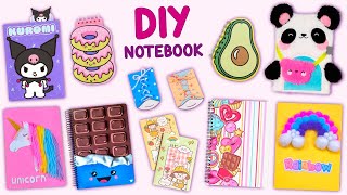 12 DIY NOTEBOOK IDEAS  Handmade Notebooks and Notebook Cover Ideas [upl. by Sidnal]