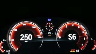 2016 BMW 730Li 20 litre 0250 kmh acceleration [upl. by Papotto848]