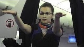 Cabin crew  preflight safety demo [upl. by Adnahsed851]