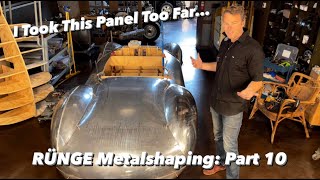 Building Aluminum Coachwork Part 10 The Most Difficult Panel Yet [upl. by Nason]