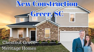 New Construction homes in Greer SCChestnut Grove [upl. by Neeham]