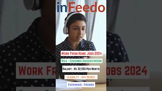 Infeedo Work From Home  Latest job 2024  Online jobs at Home  jobs workfromhomejobs [upl. by Weiner]