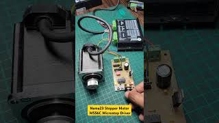 Nema23 Stepper Motor  M556C Microstep Driver diyproject cncmachine steppermotor [upl. by Dira221]