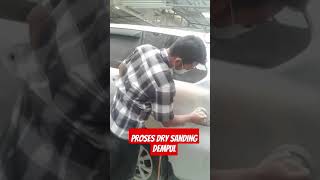 Proses Dry Sanding Dempuldempulmobil mesin dry sandingbodyrepair amplas [upl. by Melentha997]