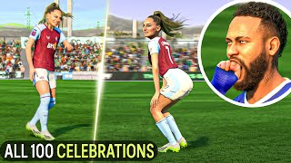 EA Sports FC 24  ALL 100 CELEBRATIONS TUTORIAL PS5 and Xbox [upl. by Akeret758]