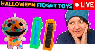 Unboxing HALLOWEEN FIDGET TOYS MORE 🔴 LIVE STREAM 🔴 [upl. by Paik]