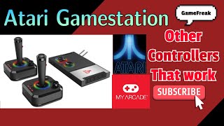 Atari Gamestation Other controllers that work gaming videogames atari [upl. by Ymmik]