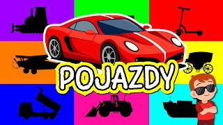 🔴 Pojazdy dla dzieci  MEGA MARATON  Samochody ciężarówki maszyny budowlane  FILMY EDUKACYJNE 🔴 [upl. by Eninahpets]