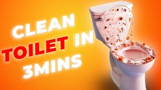 How to Clean a Toilet in 3 Minutes [upl. by Mcwherter]