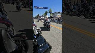 Daytona Bike Week Main Street shorts motorcycle harleydavidson bikeweek [upl. by Ariajay]