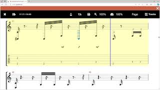 Cargo  Daca Ploaia Sar Opri  Guitar 3 Tab Play Along [upl. by Jelsma176]