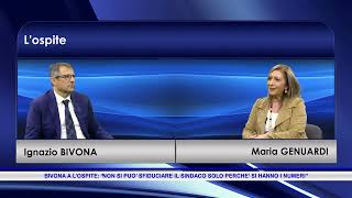 BIVONA A L’OSPITE “NON SI PUO’ SFIDUCIARE IL SINDACO SOLO PERCHE’ SI HANNO I NUMERI” [upl. by Kcirted]