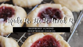 HOW TO MAKE Raspberry Almond Shortbread Cookies Made it Ate it Loved it [upl. by Oeramed772]