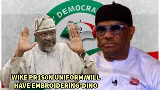 WIKE MUST GO TO PR1S0N HIS UNIFORM WILL BE CUSTOMIZED WITH EMBROIDERING  DINO MELAYE MOCKS WIKE [upl. by Anitsej]