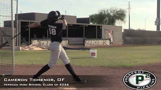 Cameron Tichenor Prospect Video OF Verrado High School Class of 2026 [upl. by Mitch]